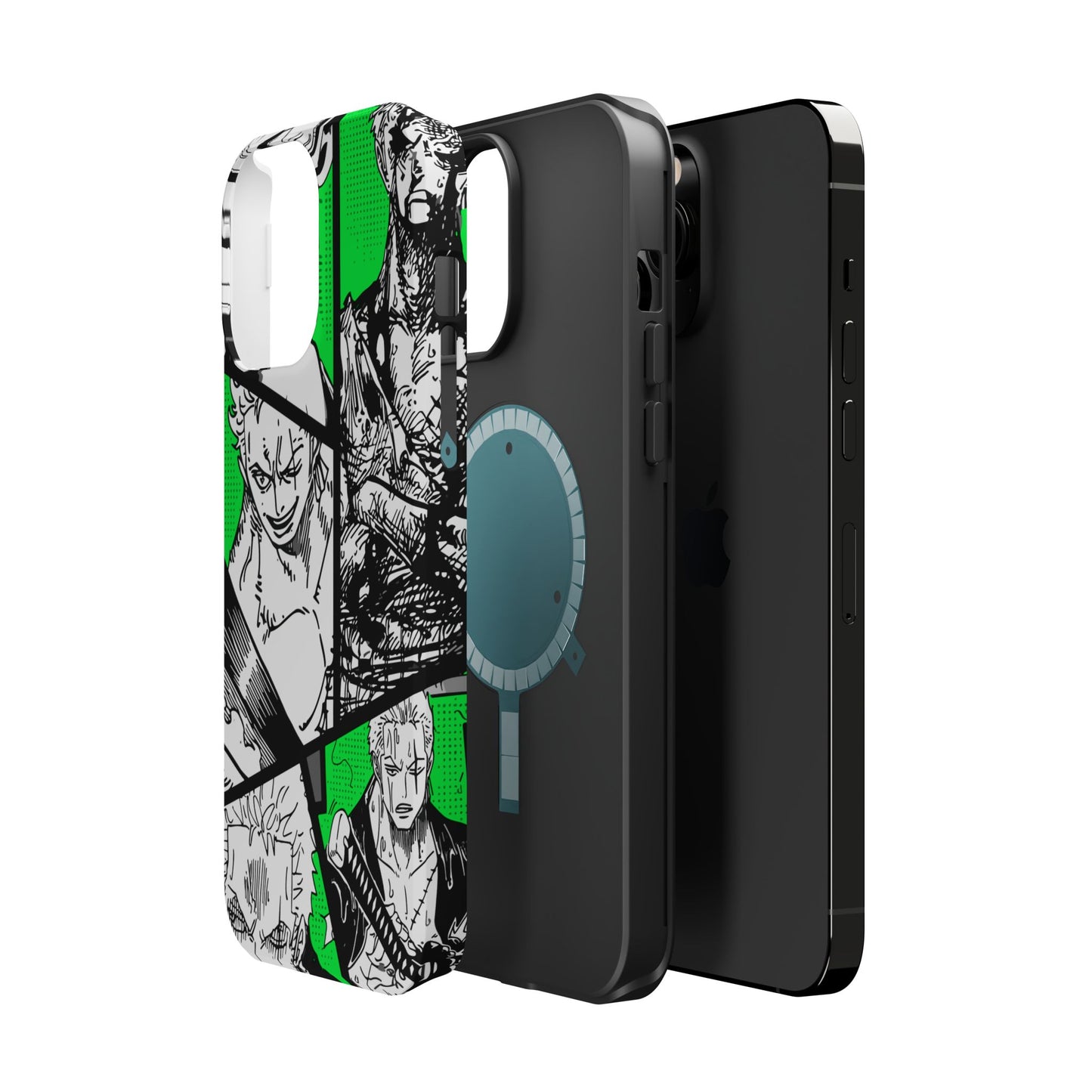 Zoro Magnetic Tough iPhone Case – Embrace the Spirit of the Swordsman