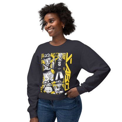 Sabo One Piece Crewneck Sweatshirt – Revolutionary Elegance