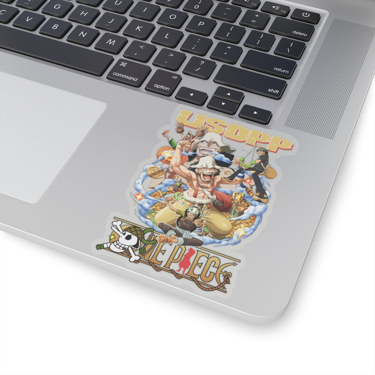 Usopp’s Legendary Collage Sticker – The Sniper King’s Greatest Hits!