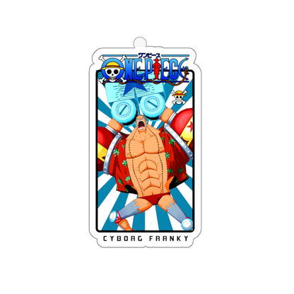 Cyborg Franky Vinyl Sticker – One Piece’s Shipwright Extraordinaire