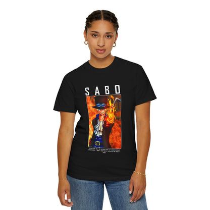 Sabo Garment-Dyed Unisex T-Shirt – Revolutionary Flame