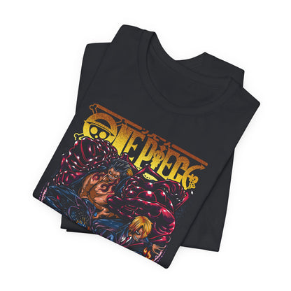 Straw Hat Trio Power Tee – Luffy, Zoro & Sanji Epic Battle T-Shirt