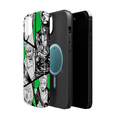 Zoro Magnetic Tough iPhone Case – Embrace the Spirit of the Swordsman