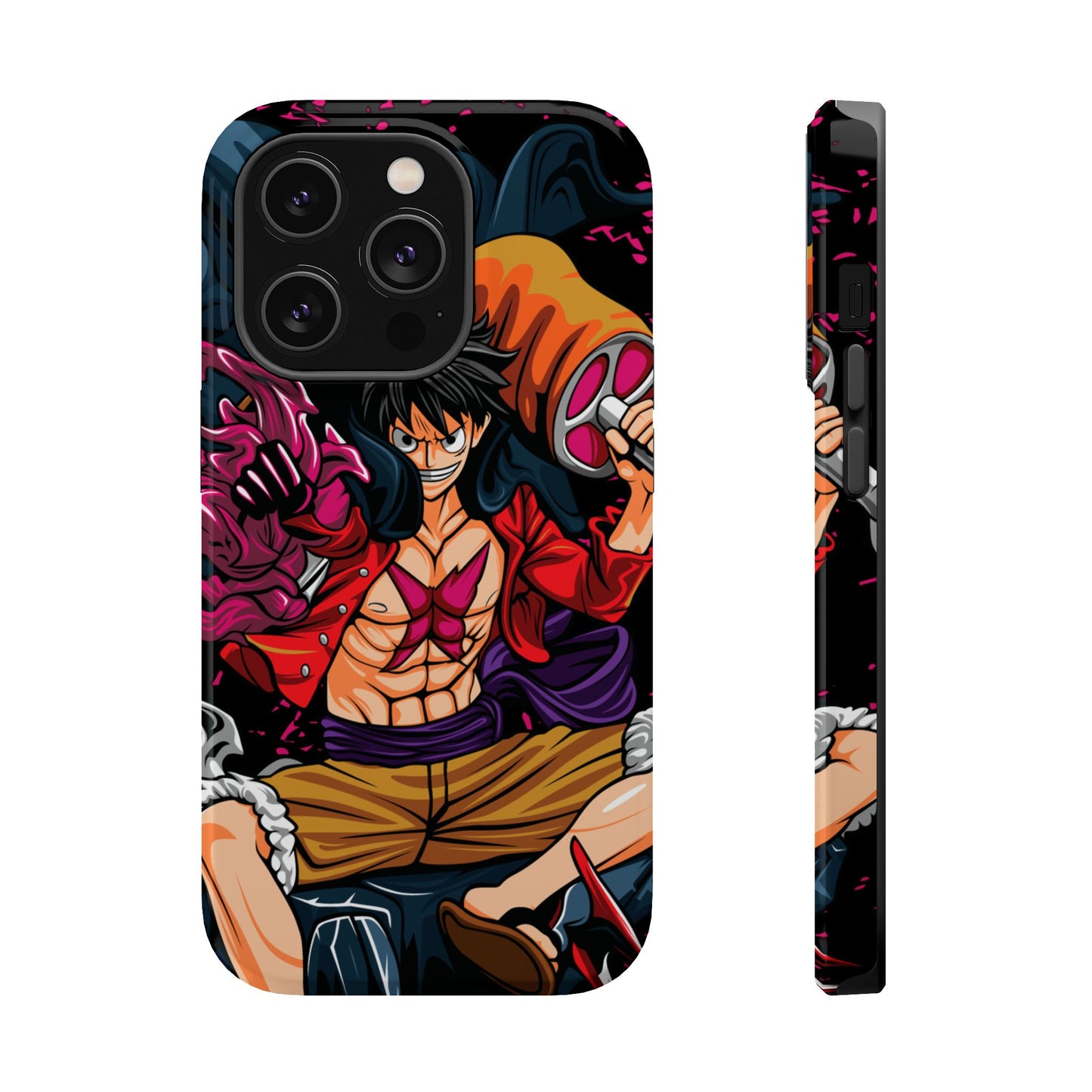 Monkey D. Luffy Magnetic Tough Case – Bold Straw Hat Captain Design