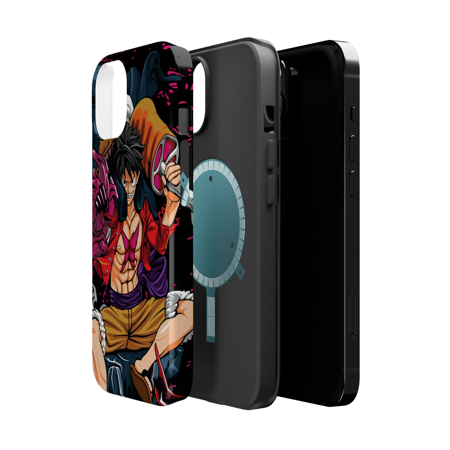 Monkey D. Luffy Magnetic Tough Case – Bold Straw Hat Captain Design