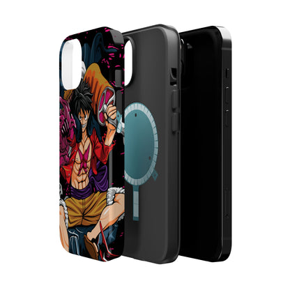 Monkey D. Luffy Magnetic Tough Case – Bold Straw Hat Captain Design