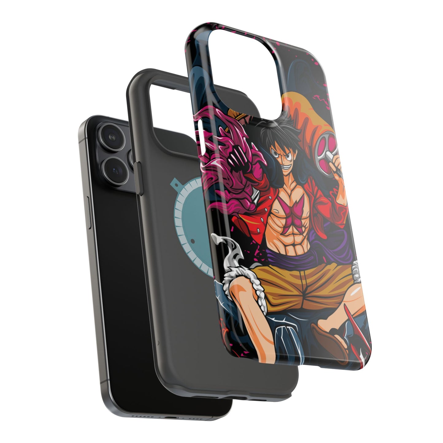 Monkey D. Luffy Magnetic Tough Case – Bold Straw Hat Captain Design