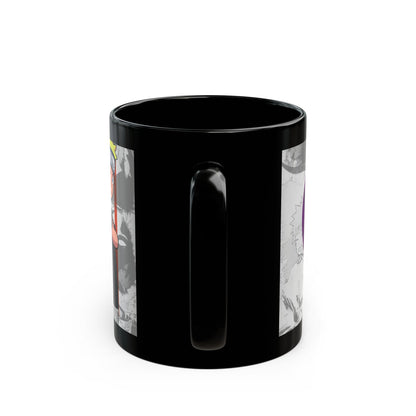 Naruto & Sasuke Black Ceramic Mug – Naruto Shippuden Duo Design