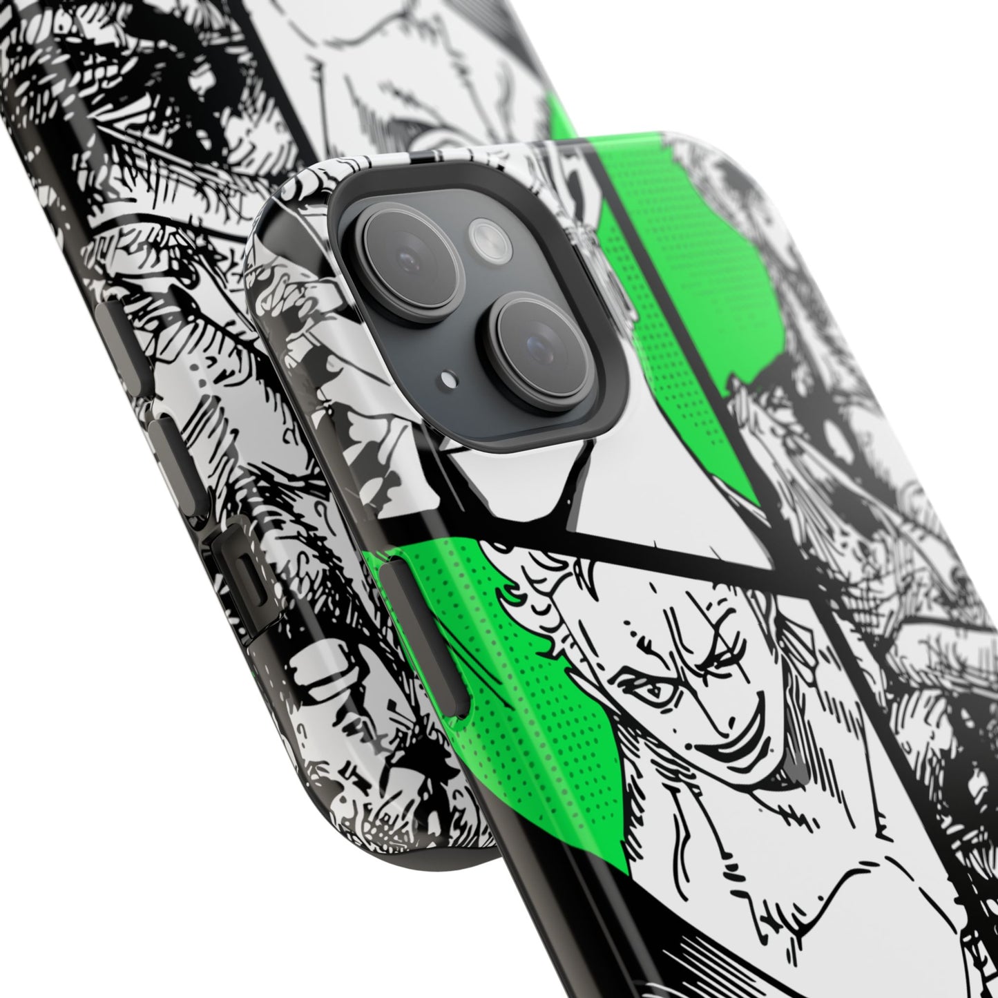 Zoro Magnetic Tough iPhone Case – Embrace the Spirit of the Swordsman