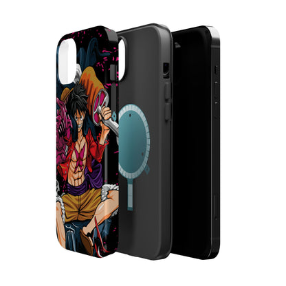 Monkey D. Luffy Magnetic Tough Case – Bold Straw Hat Captain Design