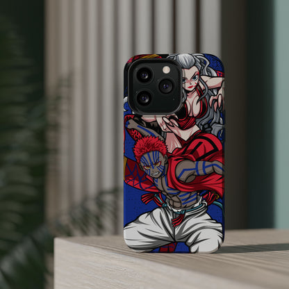 Akaza & Daki Tough Magnetic Case – Durable Anime-Inspired Design