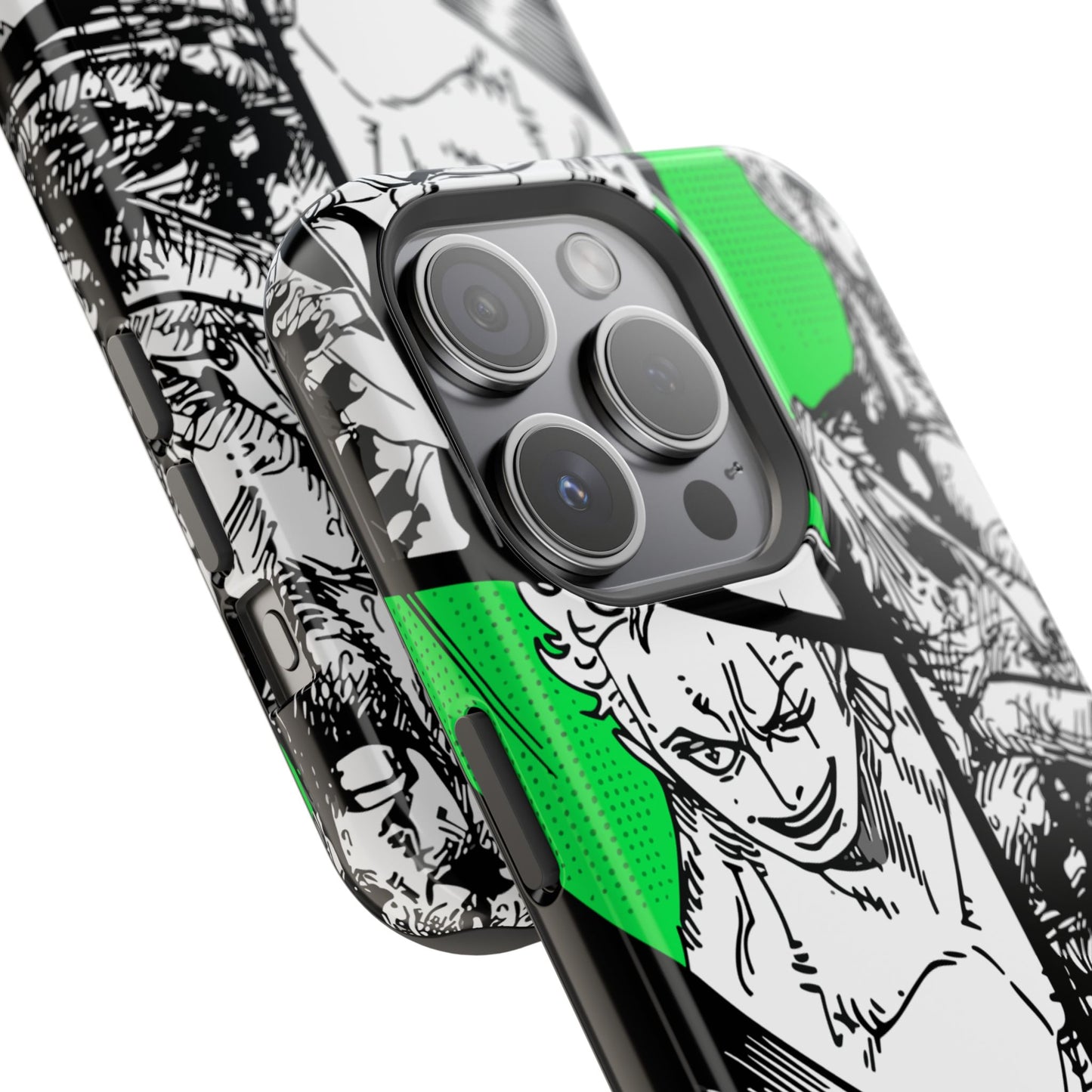 Zoro Magnetic Tough iPhone Case – Embrace the Spirit of the Swordsman