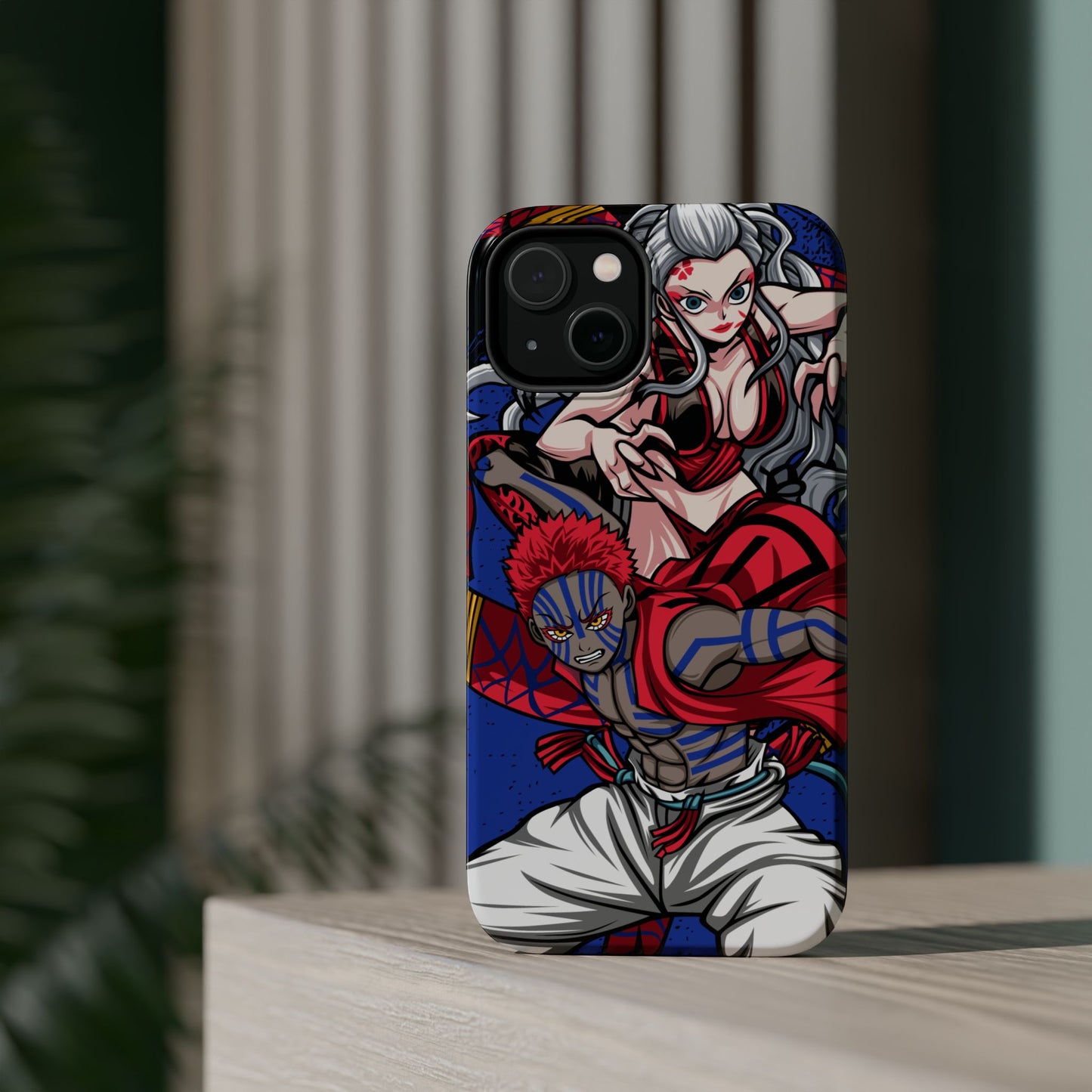 Akaza & Daki Tough Magnetic Case – Durable Anime-Inspired Design