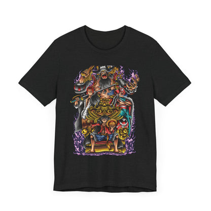 One Piece Yonko Throne Tee – Luffy’s Pirate King Legacy T-Shirt