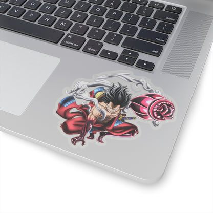 Gear 4 Luffy Kiss-Cut Sticker – Boundman's Dynamic Power