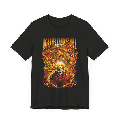 Kuroashi Sanji Black Leg Flame Tee – One Piece Inspired Tee