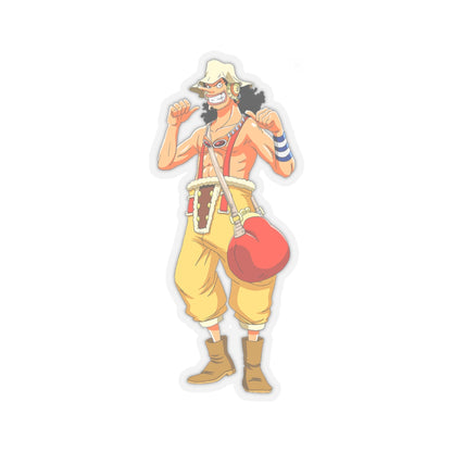 Usopp Warrior Pose Kiss-Cut Sticker