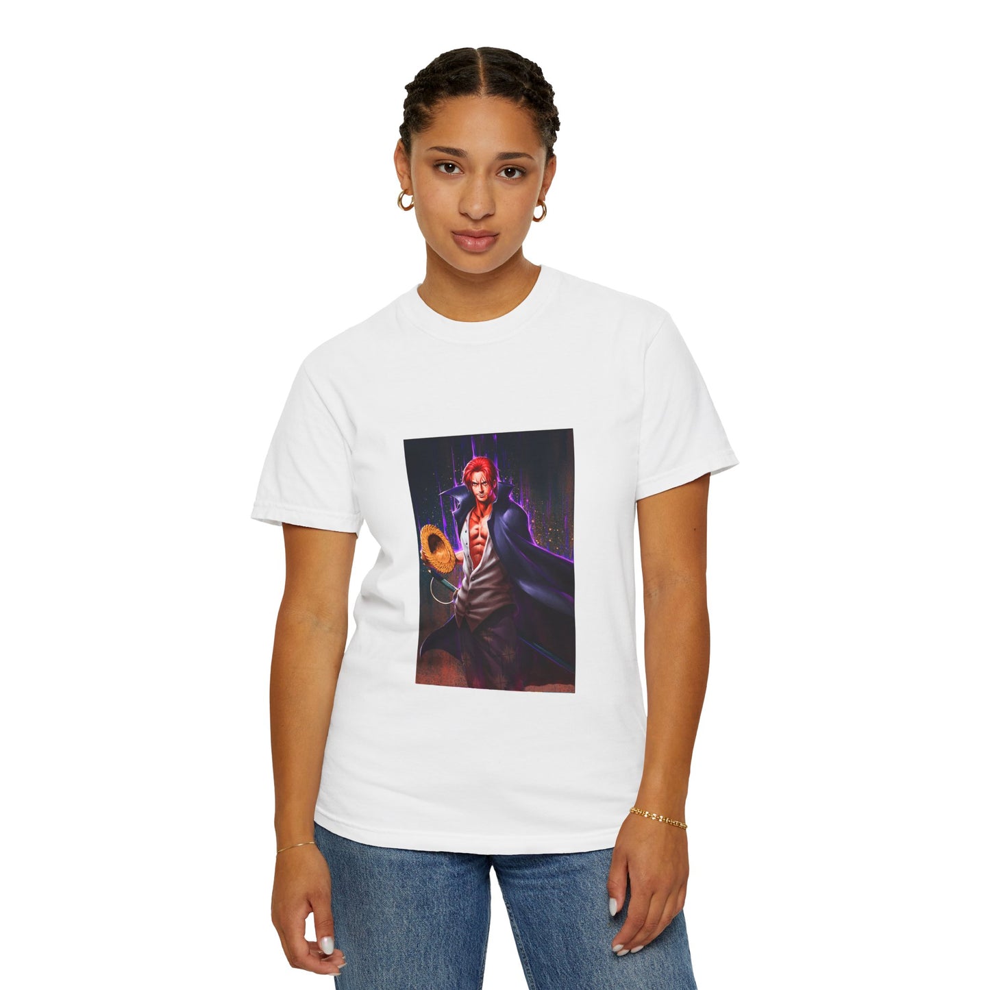 Red-Haired Shanks Garment-Dyed T-Shirt – One Piece Emperor of the Sea