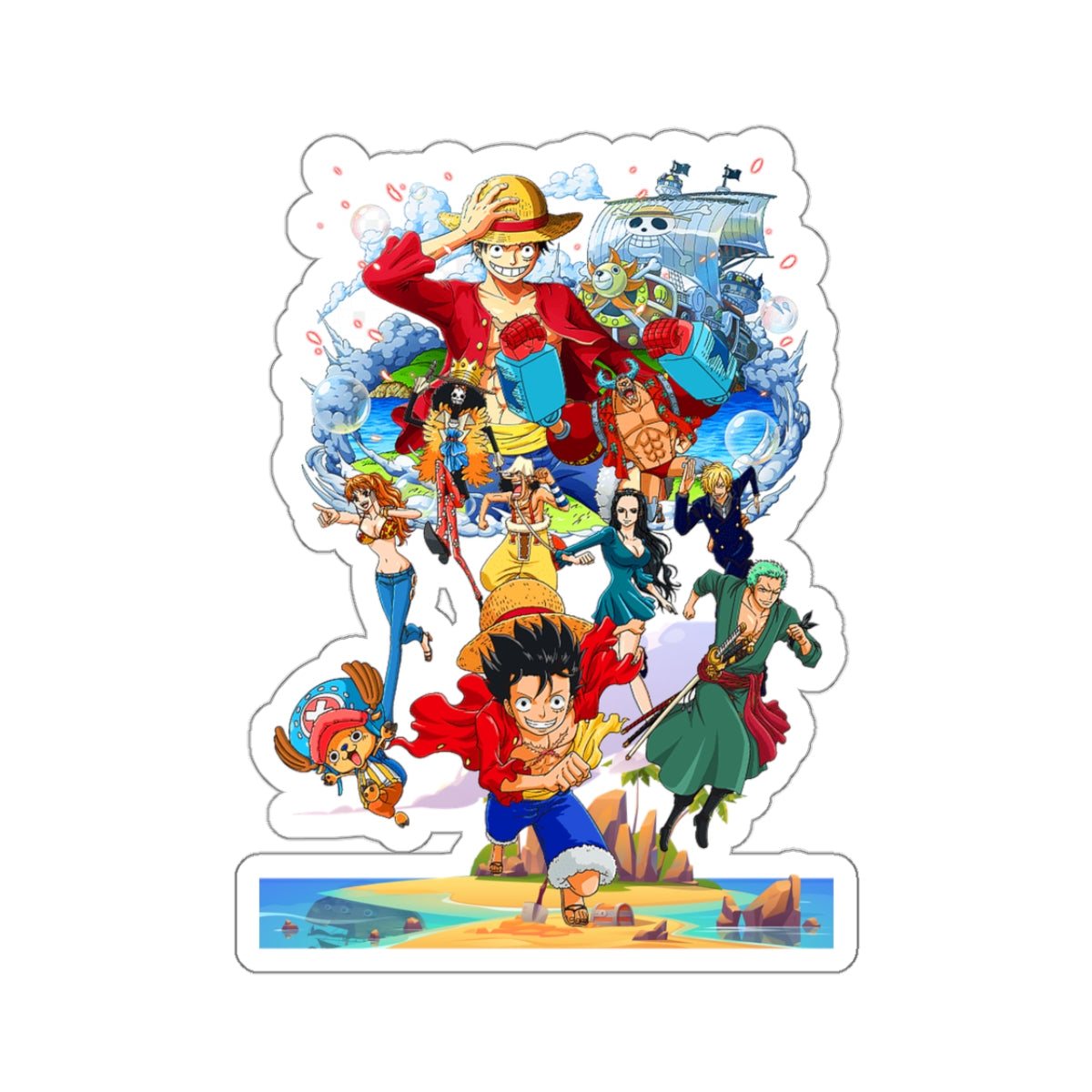 Straw Hat Crew Adventure Vinyl Sticker