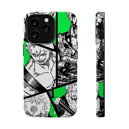 Zoro Magnetic Tough iPhone Case – Embrace the Spirit of the Swordsman