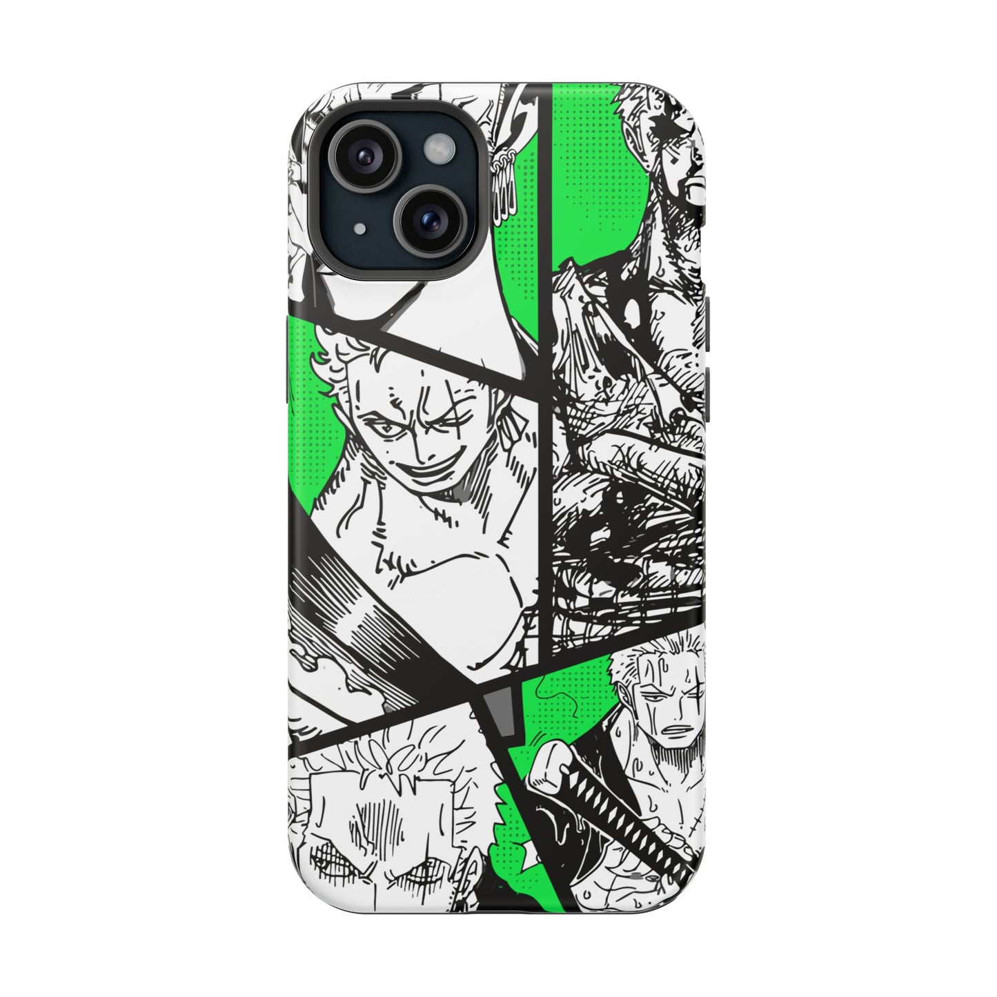 Zoro Magnetic Tough iPhone Case – Embrace the Spirit of the Swordsman