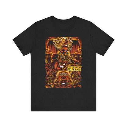 One Piece Fiery Heroes Tee – Straw Hats Graphic T-Shirt