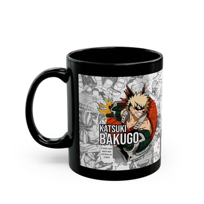 Katsuki Bakugo Black Ceramic Mug – My Hero Academia Explosive Design