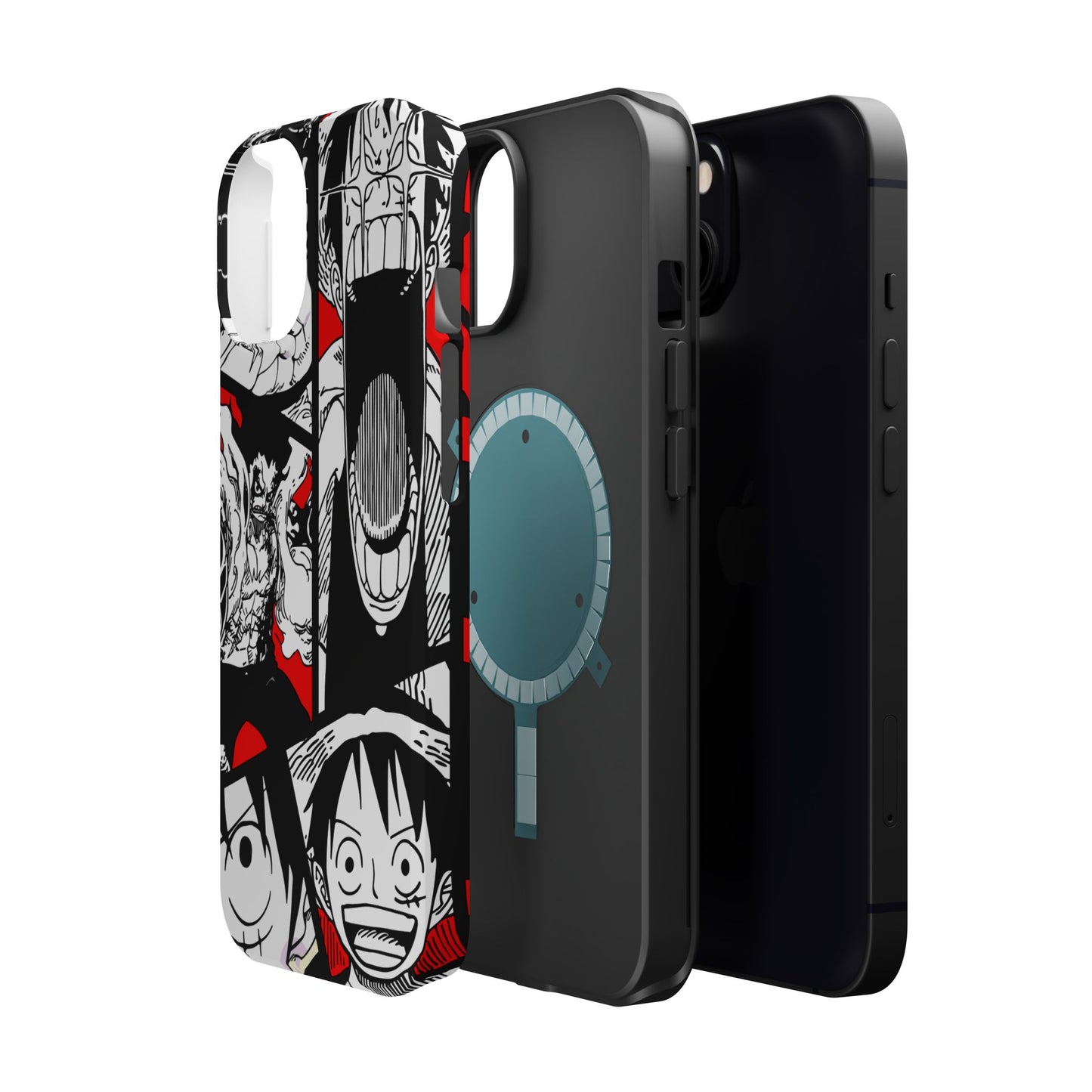 Luffy & Gear 5 Manga Tough Magnetic iPhone Case – Bold Adventure Design