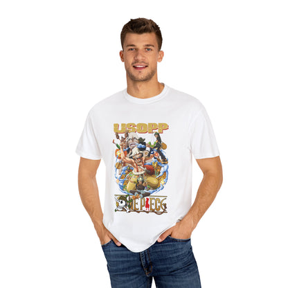 Garment-Dyed Usopp T-Shirt – One Piece The Sniper’s Spirit