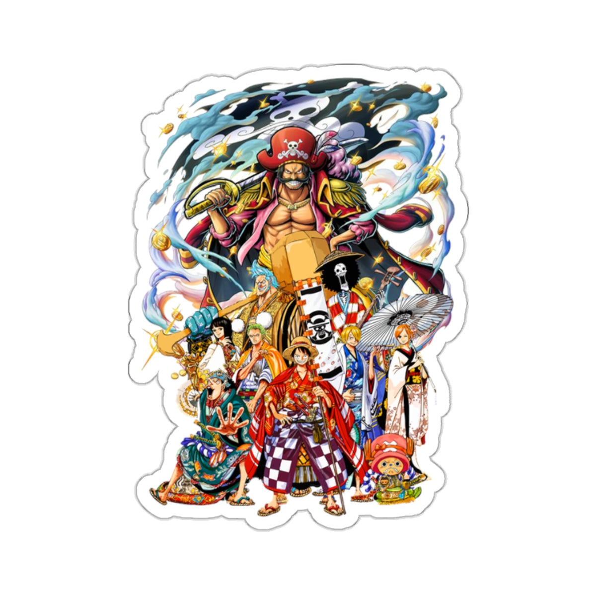 One Piece Wano Arc Crew Sticker