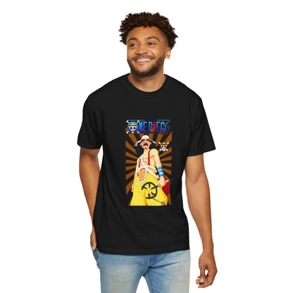 Garment-Dyed Usopp T-Shirt – One Piece Sniper King’s Courage