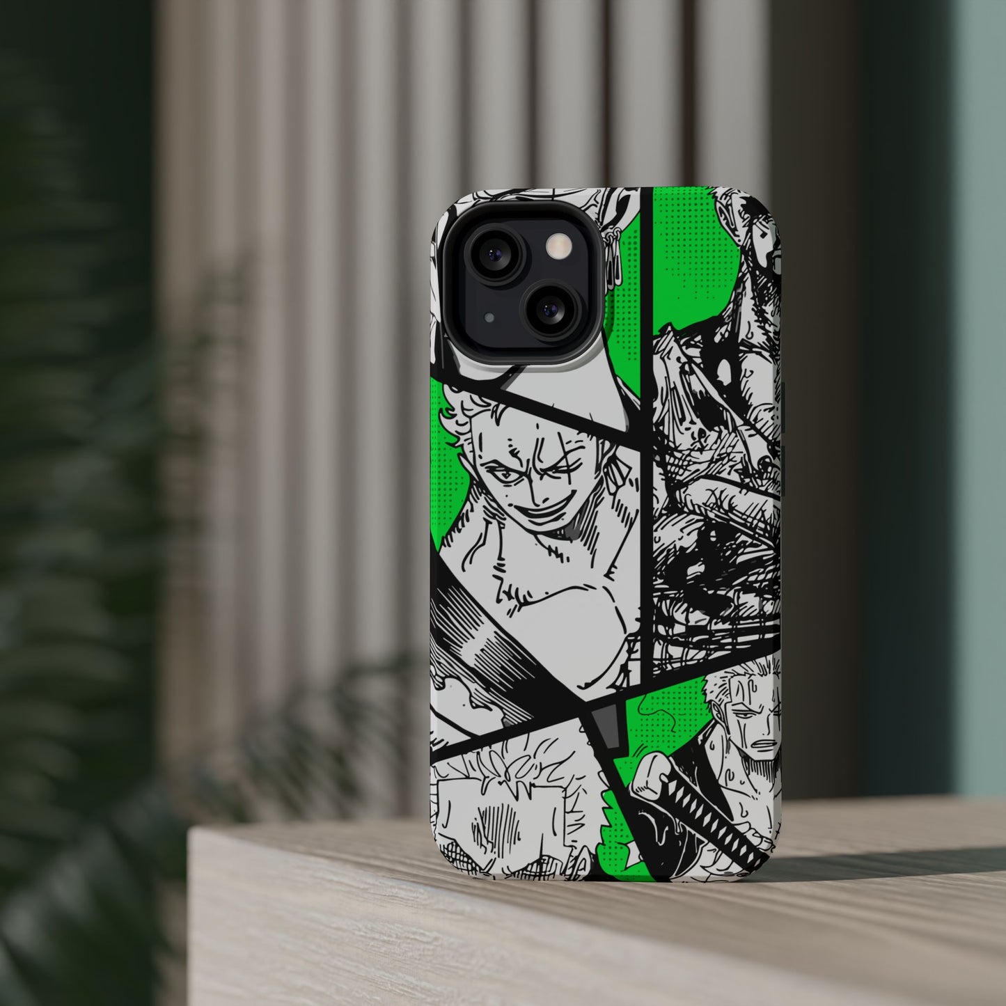 Zoro Magnetic Tough iPhone Case – Embrace the Spirit of the Swordsman