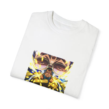 Garment-Dyed Kizaru “Lightspeed Justice” T-Shirt – One Piece Admiral Collection