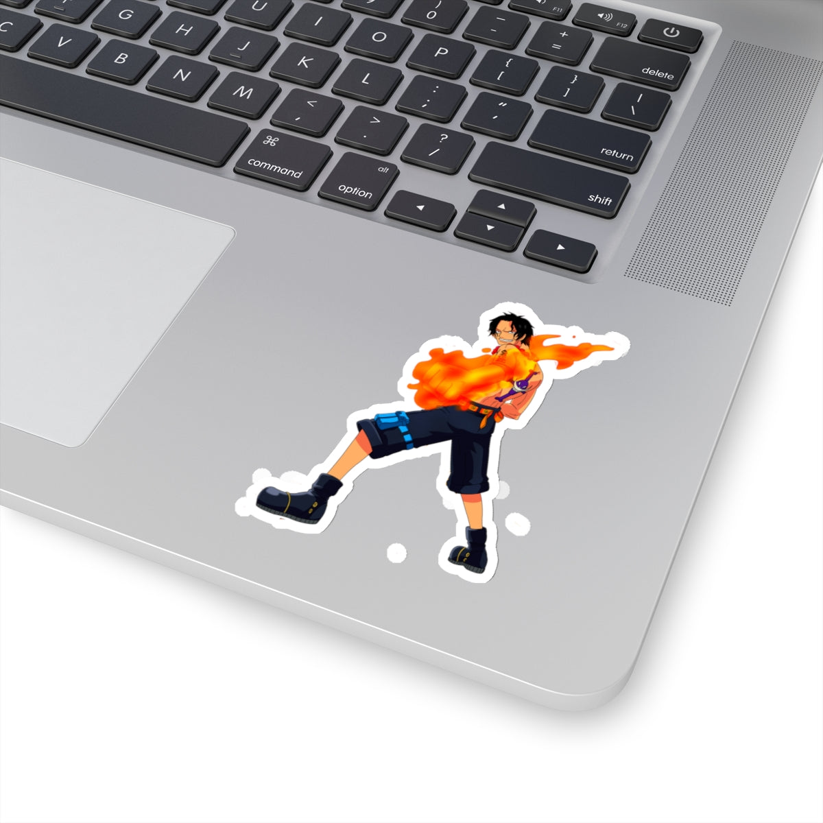 Portgas D. Ace Flame Kiss-Cut Sticker – Embody the Fire Fist