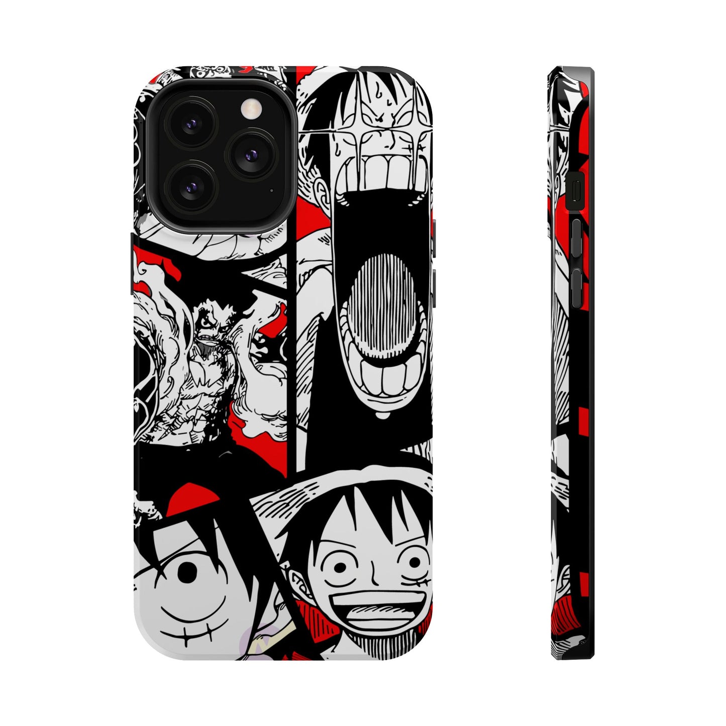 Luffy & Gear 5 Manga Tough Magnetic iPhone Case – Bold Adventure Design