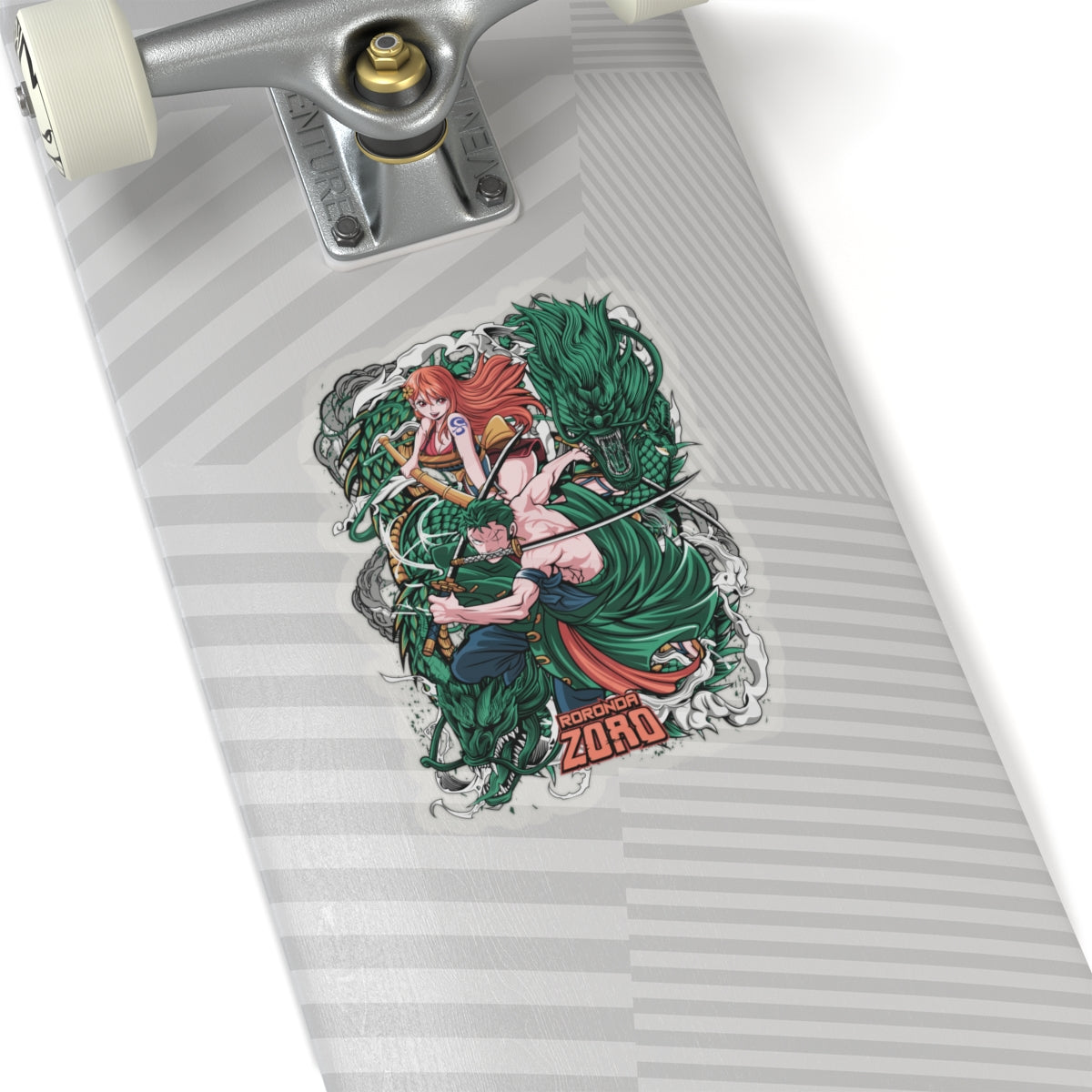 Roronoa Zoro and Nami One Piece Kiss-Cut Sticker – Dragon Warrior Duo