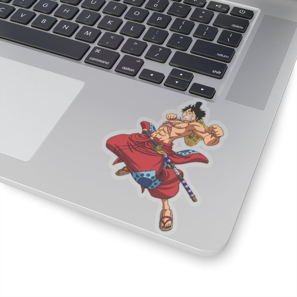 Monkey D. Luffy Wano Style Kiss-Cut Sticker – Samurai Determination