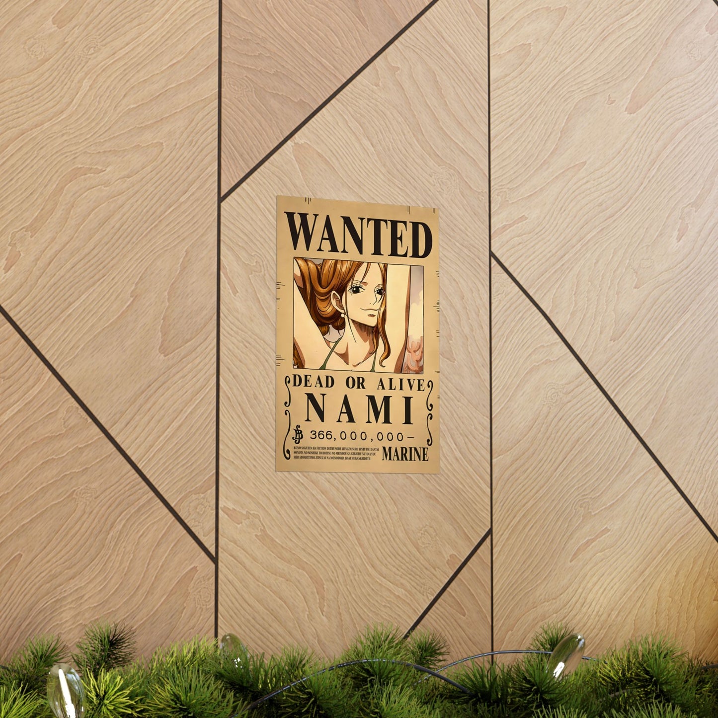 One Piece Nami Wanted Poster - Premium Matte Art Print