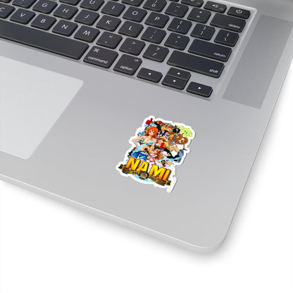 Nami & Straw Hat Crew One Piece Sticker