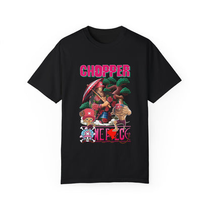 Garment-Dyed Tony Tony Chopper Samurai T-Shirt – One Piece Heroic Design