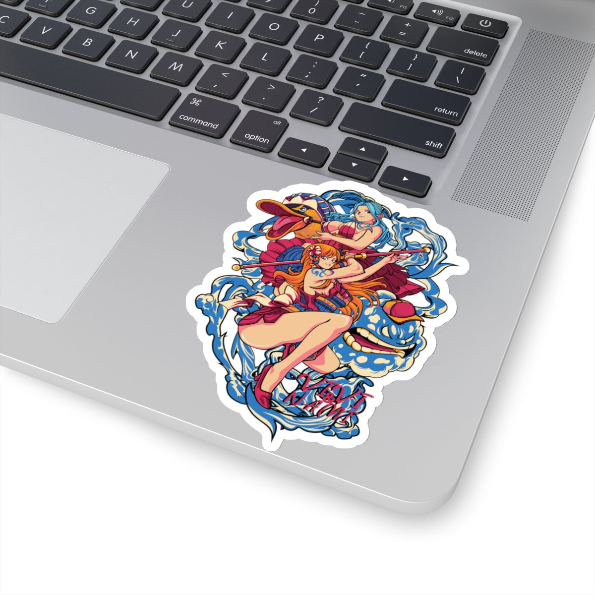 Nami & Vivi One Piece Kiss-Cut Sticker – The Dynamic Duo of Elegance and Strength