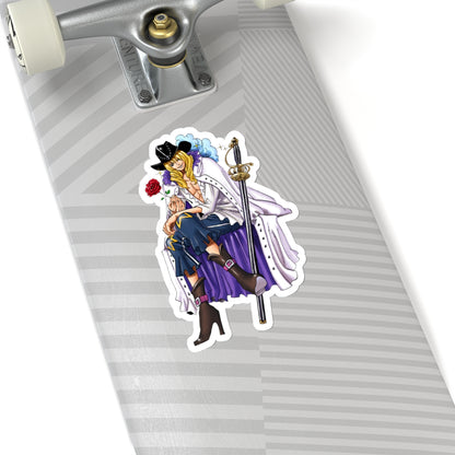 Step into Elegance with Cavendish – The Dual-Personality Vinyl Sticker