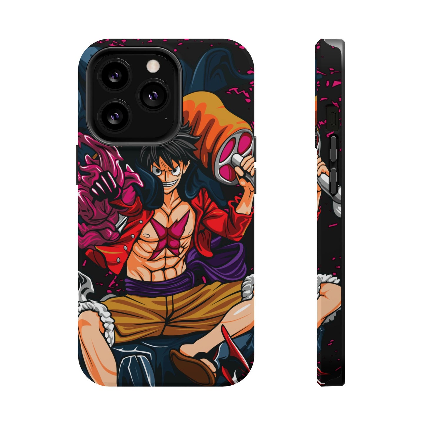 Monkey D. Luffy Magnetic Tough Case – Bold Straw Hat Captain Design