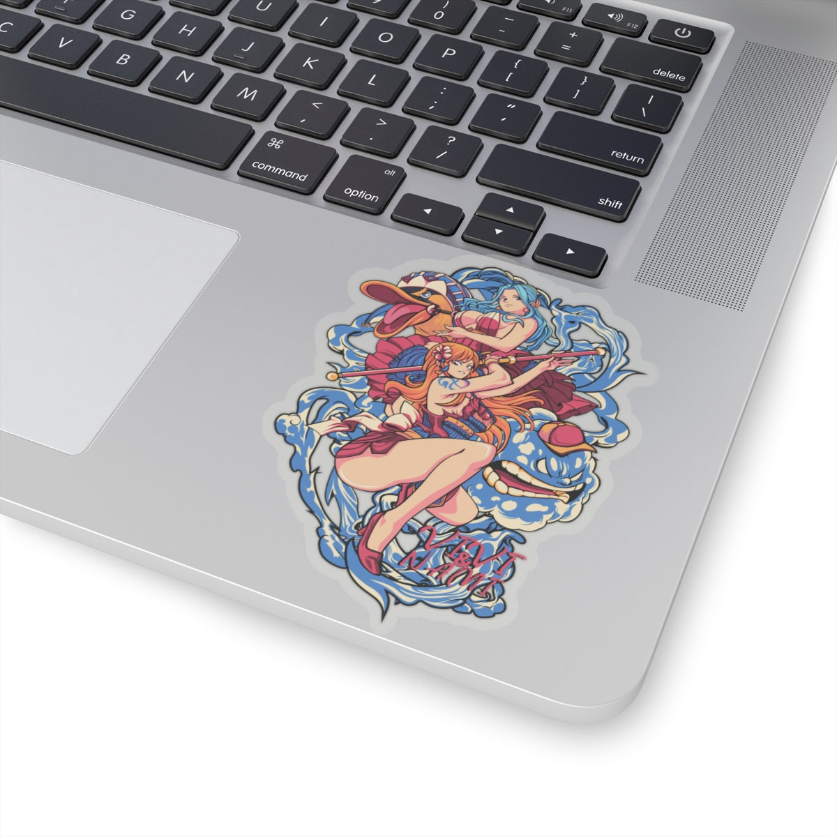 Nami & Vivi One Piece Kiss-Cut Sticker – The Dynamic Duo of Elegance and Strength