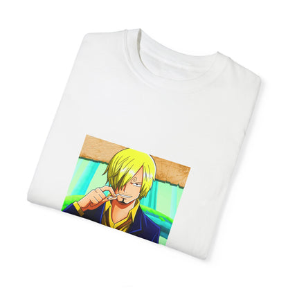 Vinsmoke Sanji Garment-Dyed T-Shirt – One Piece Chef of the Straw Hat Pirates