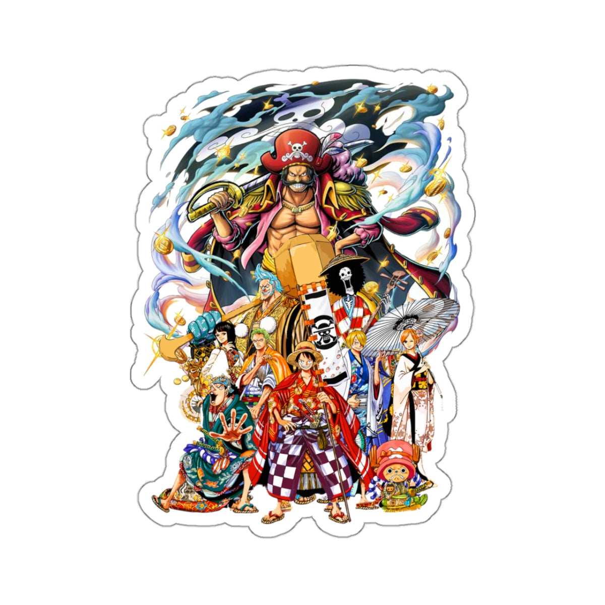 One Piece Wano Arc Crew Sticker