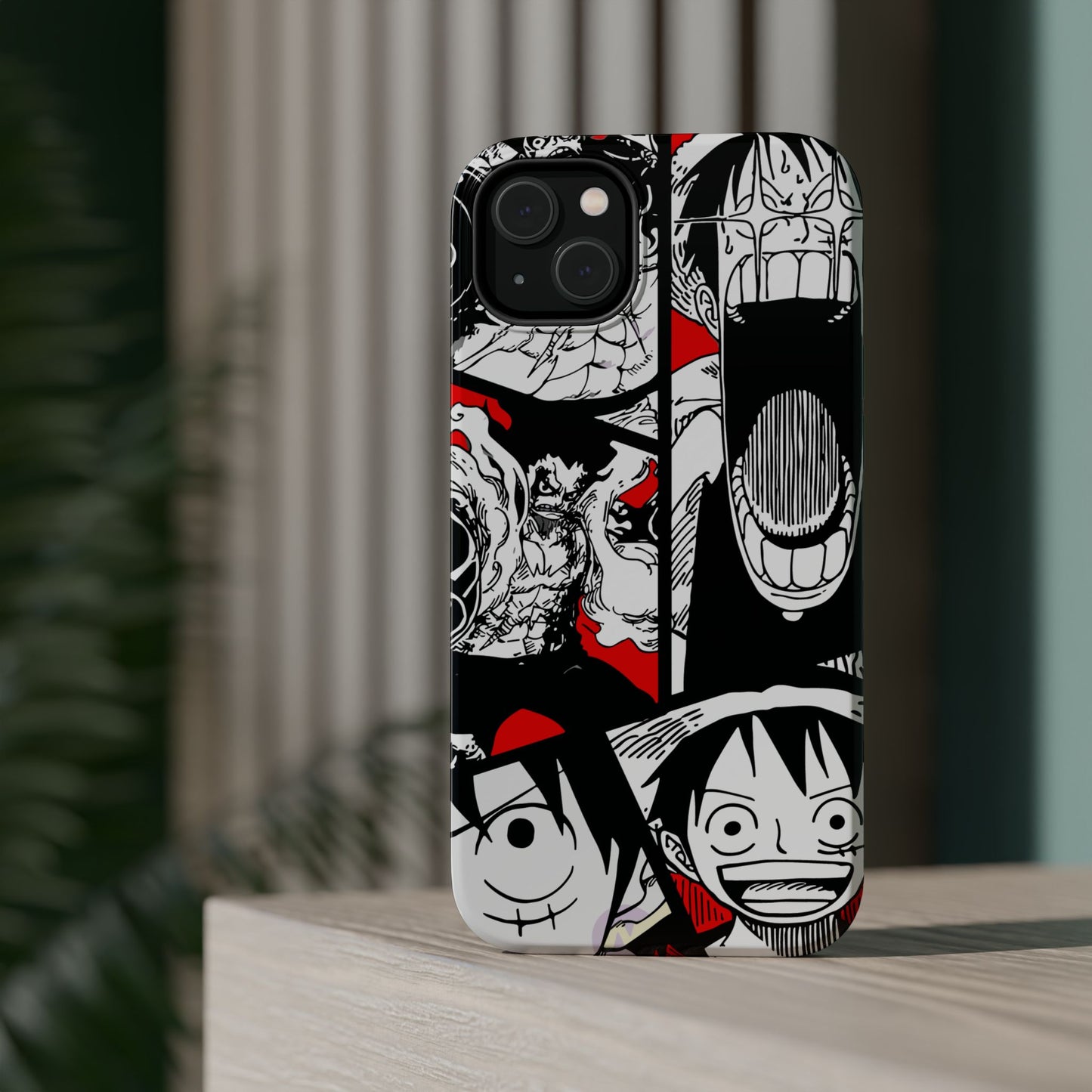 Luffy & Gear 5 Manga Tough Magnetic iPhone Case – Bold Adventure Design