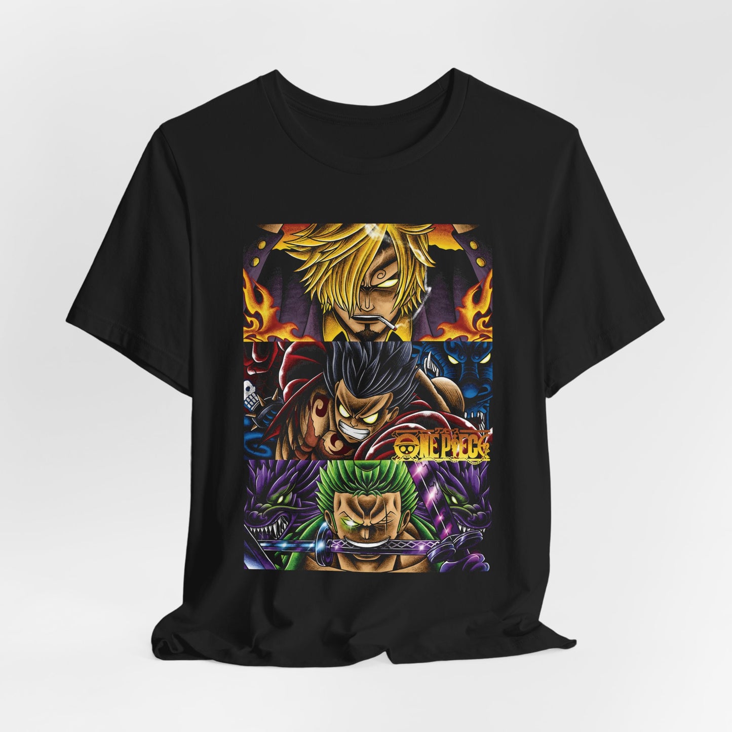 Straw Hat Pirates Heroes Tee – One Piece Inspired Graphic T-Shirt