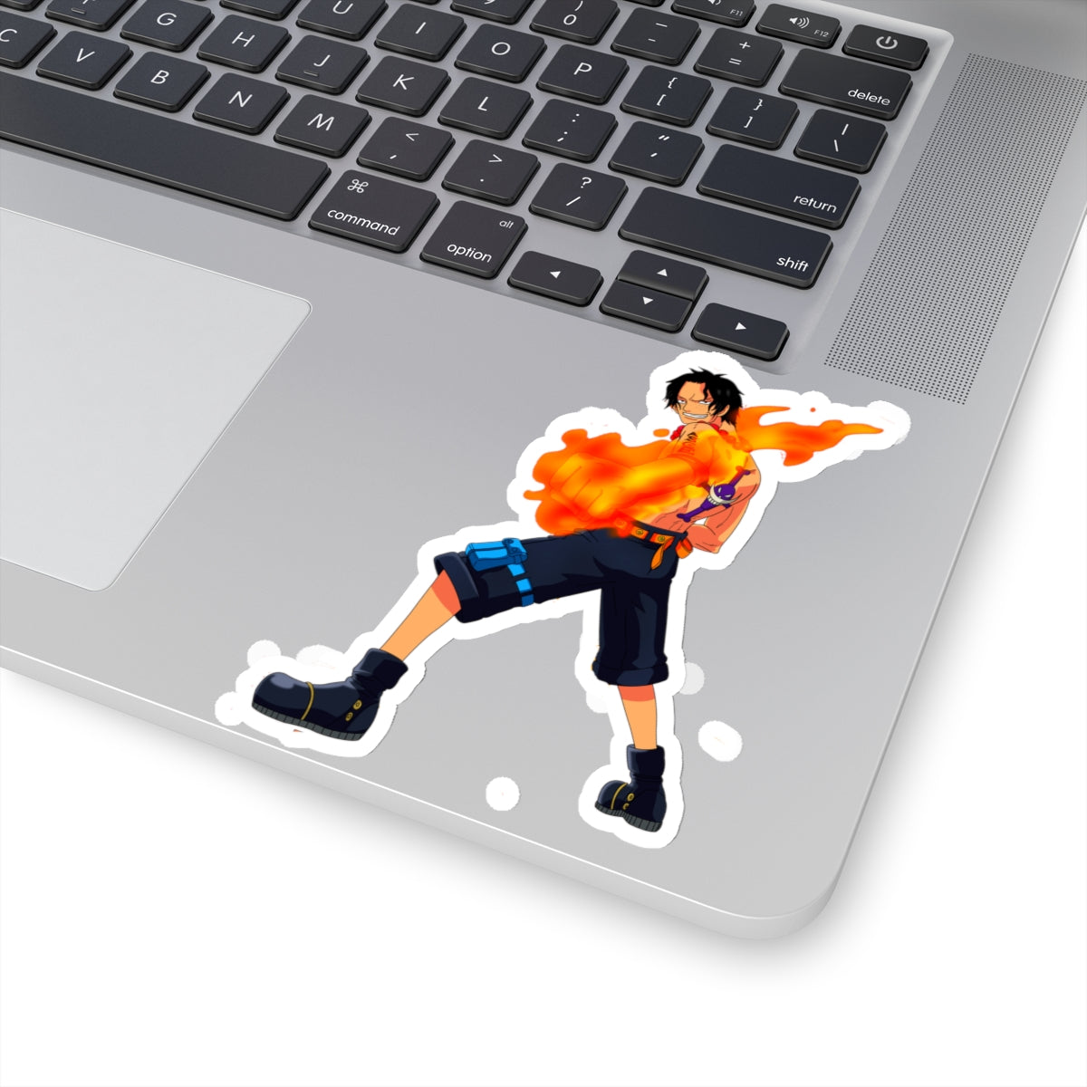 Portgas D. Ace Flame Kiss-Cut Sticker – Embody the Fire Fist