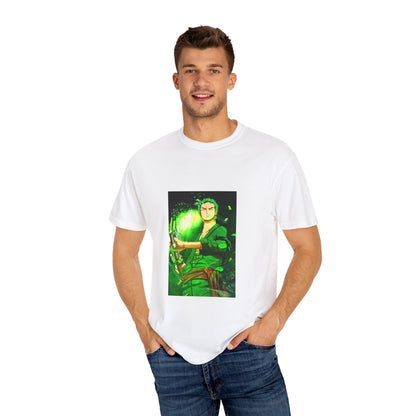 Garment-Dyed Roronoa Zoro T-Shirt – One Piece Swordsman Design